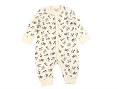 CeLaVi dark blue motorprint woolen jumpsuit